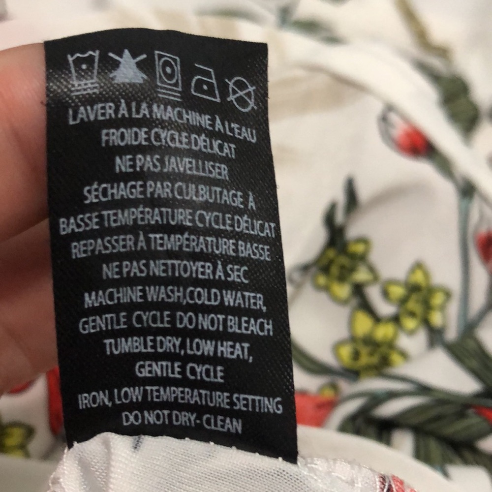 Lily Morgan Sleeveless Floral Top Women’s Size L - Picture 9 of 10